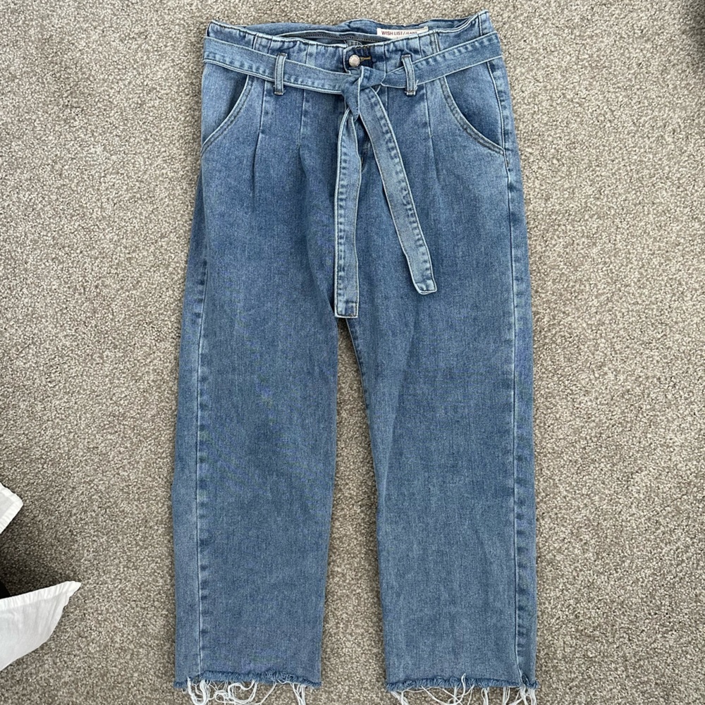 Wide Leg Jeans, Size Large